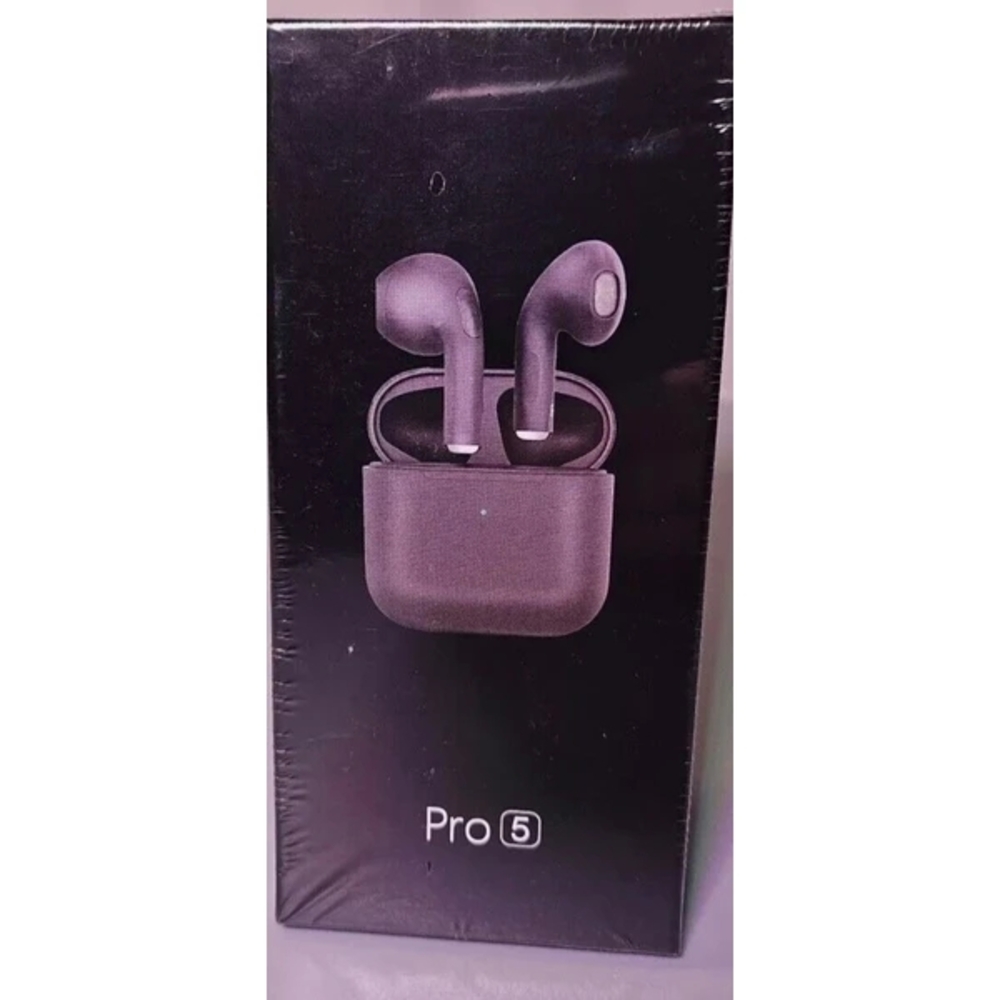 Pro 5 Black Wireless Earbuds